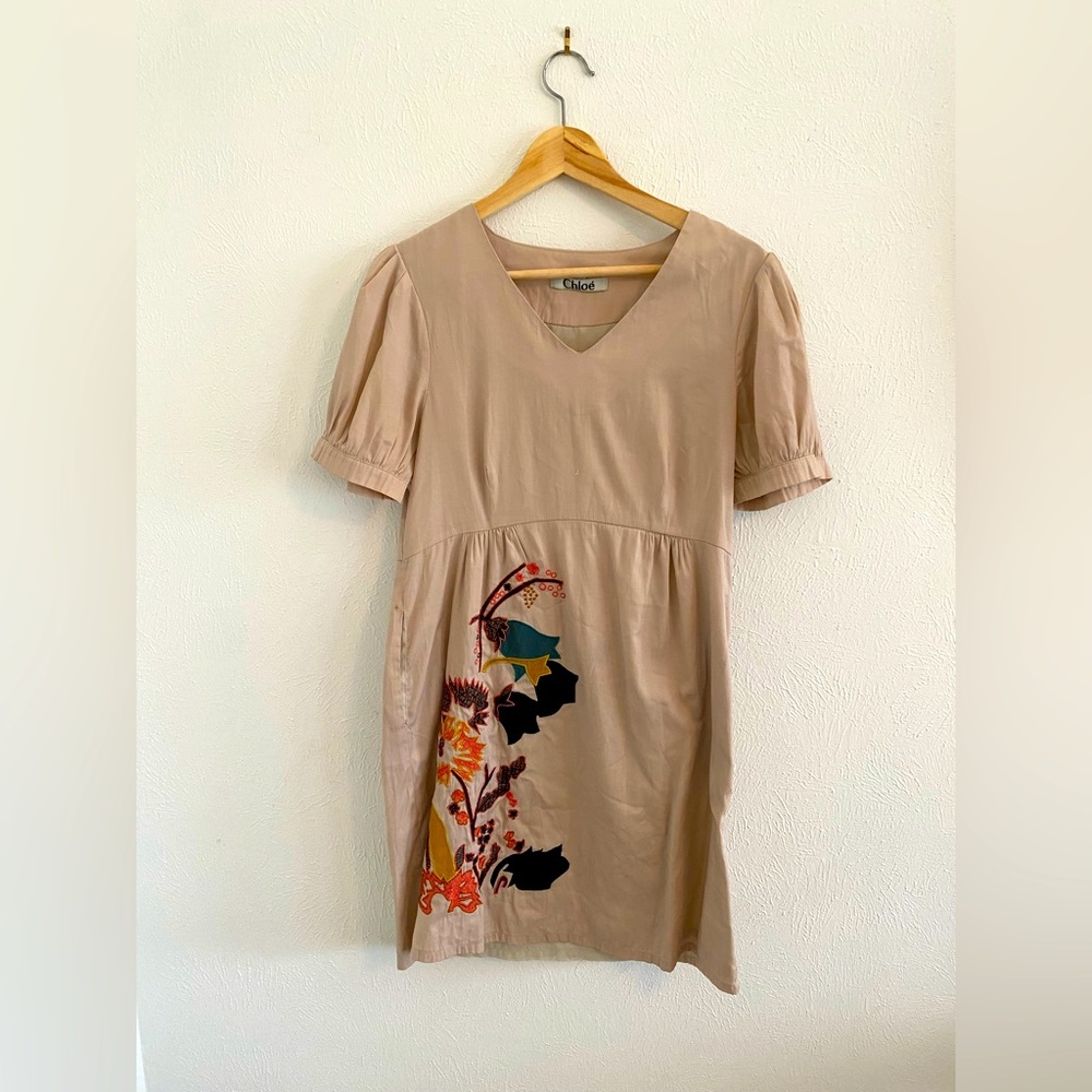 Chloé beige dress.